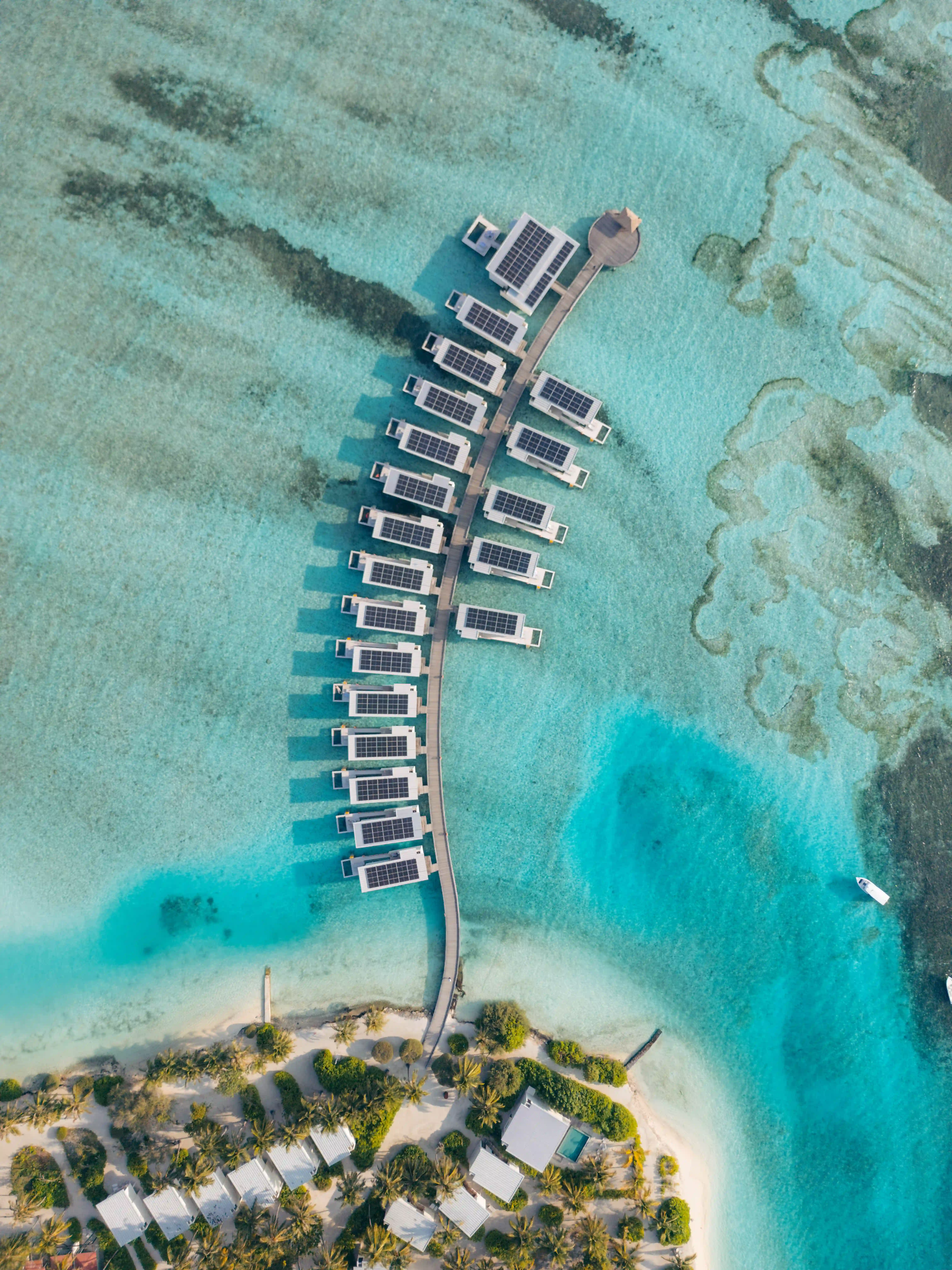 Maldives Resort Drone